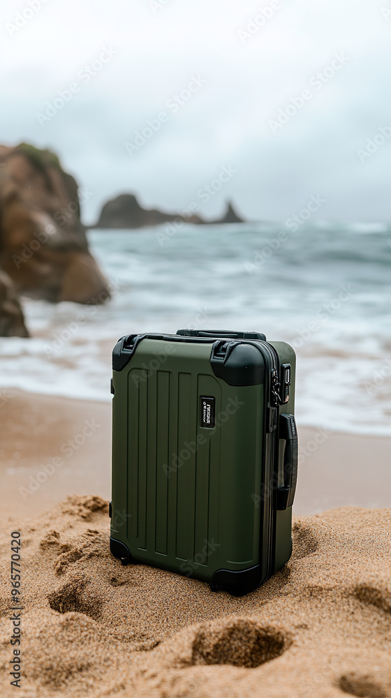 Rugged Waterproof Cases Set Against a Sandy Beach Backdrop Rugged Waterproof Cases Set Against a Sandy Beach Backdrop
