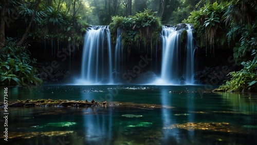 waterfall in the park