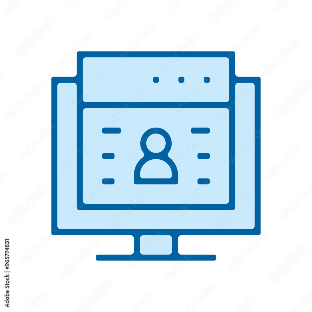 ensemble picto icones symbole profil en ligne bleu epais ensemble picto icones symbole profil en ligne bleu epais