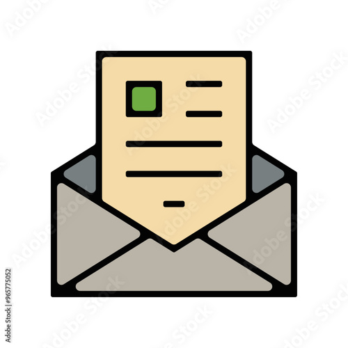 picto icones envoi reception email messagerie couleur enveloppe fin