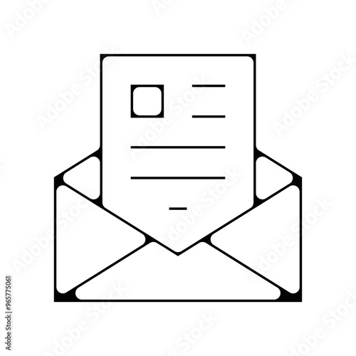picto icones envoi reception email messagerie fin