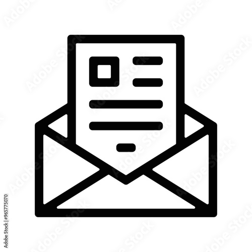 picto icones envoi reception email messagerie gras