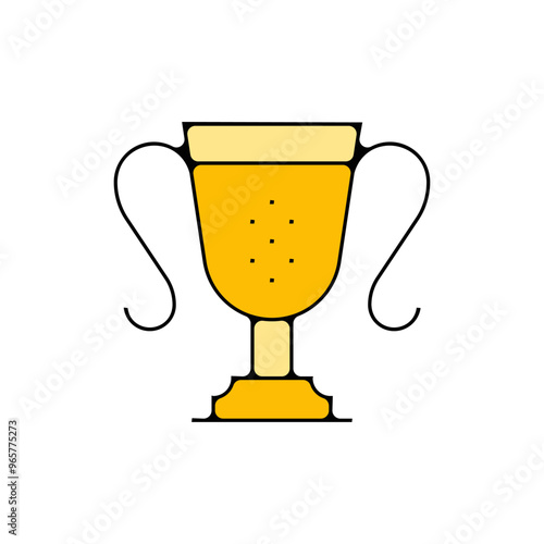 picto icones premier coupe trophee champion podium premiere place medaille honneur recompense vainqueur prix classement or couleur fin