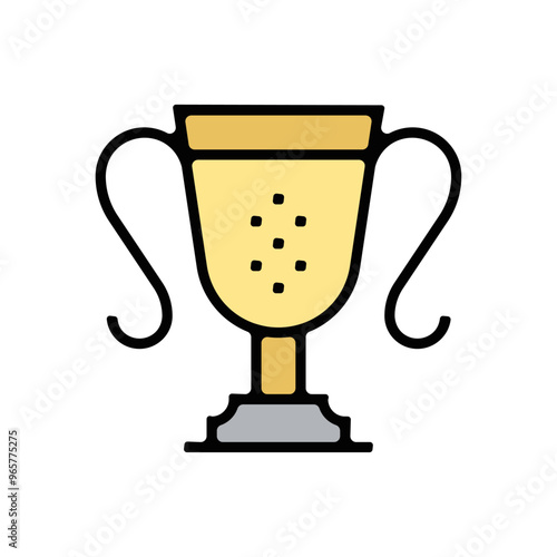 picto icones premier coupe trophee champion podium premiere place medaille honneur recompense vainqueur prix classement or couleur