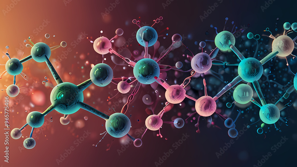 abstract molecular background with clusters of molecules forming patterns abstract molecular background with clusters of molecules forming patterns