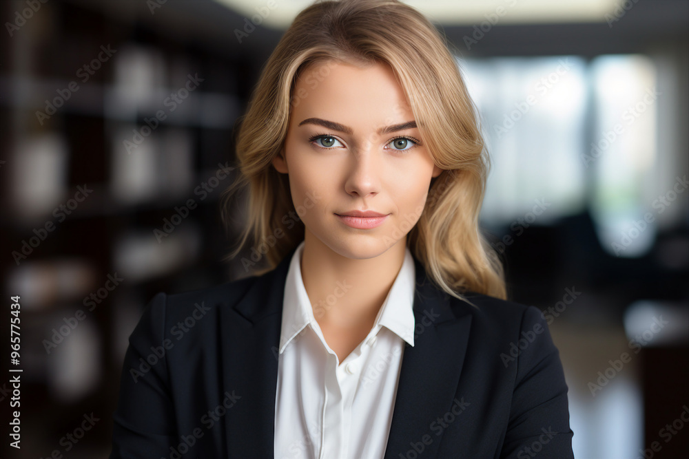 Successful business people person in modern interior office space building made with Generative AI artwork Successful business people person in modern interior office space building made with Generative AI artwork