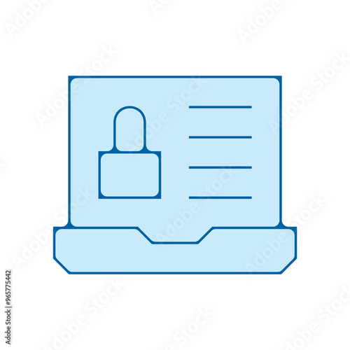 picto icones securite en ligne mot de passe verouille bleu fin