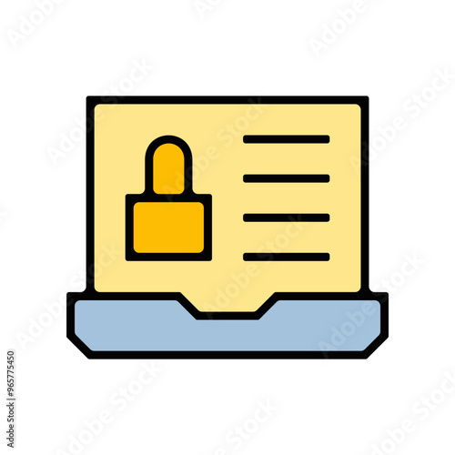 picto icones securite en ligne mot de passe verouille couleur