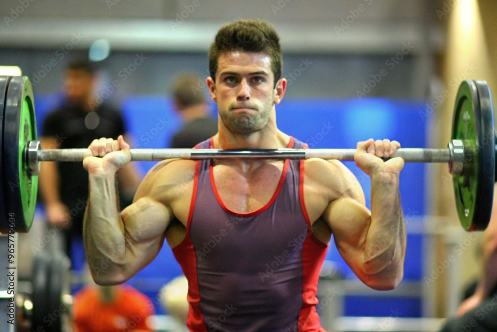 A man lifts a heavy weight during a workout, showcasing strength, focus, and determination. His muscular build and effort highlight the intensity of weightlifting and strength training. A man lifts a heavy weight during a workout, showcasing strength, focus, and determination. His muscular build and effort highlight the intensity of weightlifting and strength training.