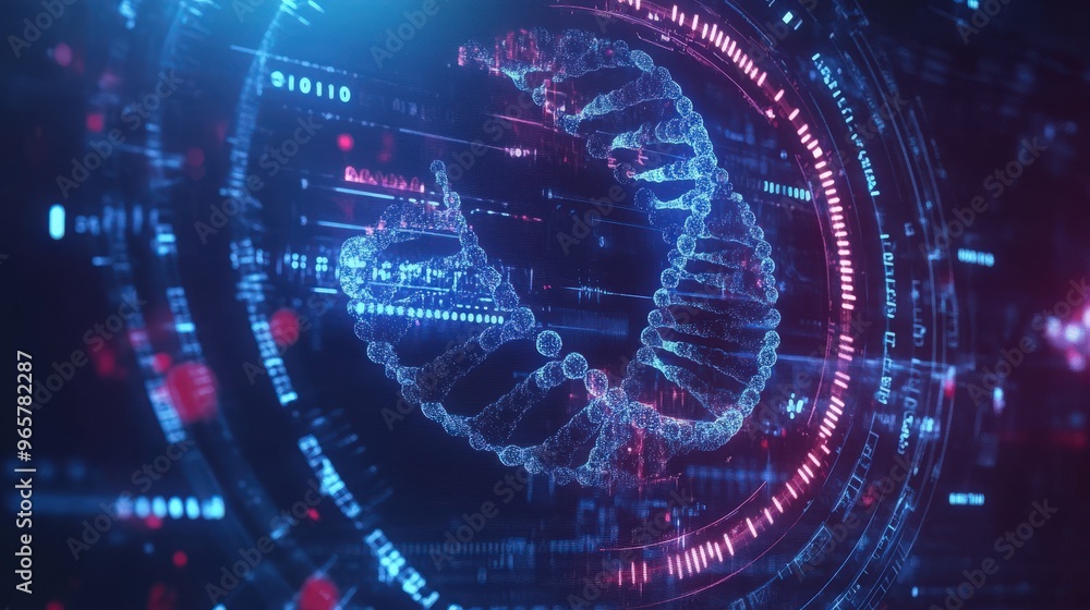 Abstract circle digital dna and pills concept dna or ana cell therapy modern medical treatment on background banner futuristic medical modern Abstract circle digital dna and pills concept dna or ana cell therapy modern medical treatment on background banner futuristic medical modern