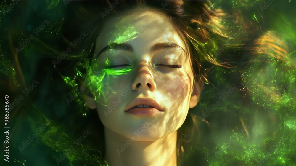 The Power of Green: A Woman Embracing Sustainable Change The Power of Green: A Woman Embracing Sustainable Change