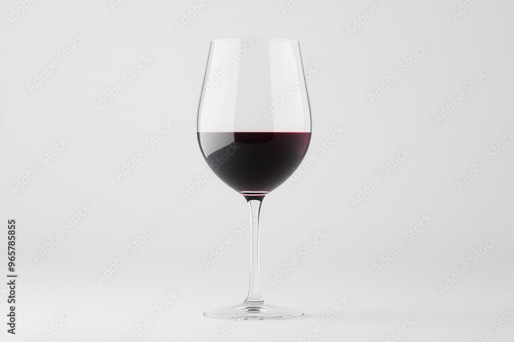 Glass of red wine isolated on white background Glass of red wine isolated on white background