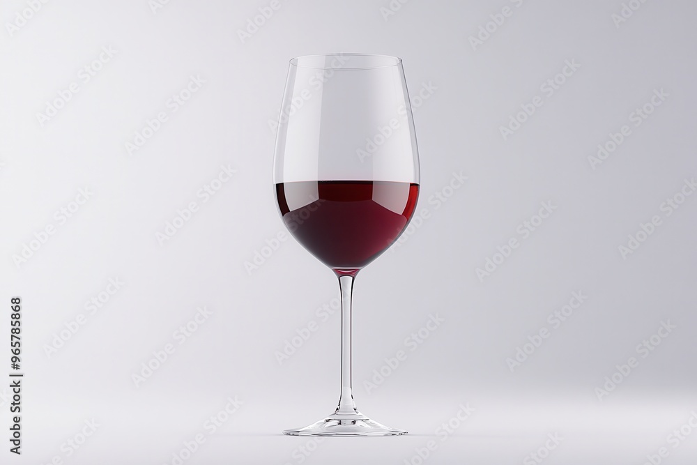 Glass of red wine isolated on white background Glass of red wine isolated on white background