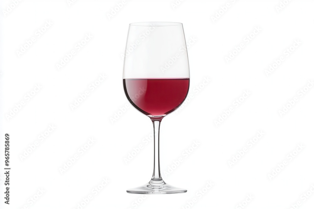 Glass of red wine isolated on white background Glass of red wine isolated on white background