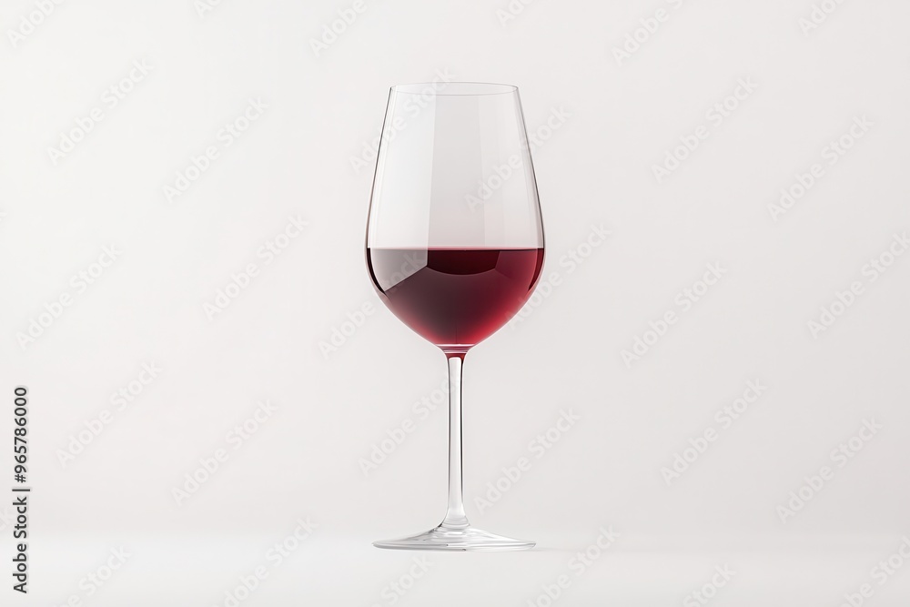 Glass of red wine isolated on white background Glass of red wine isolated on white background
