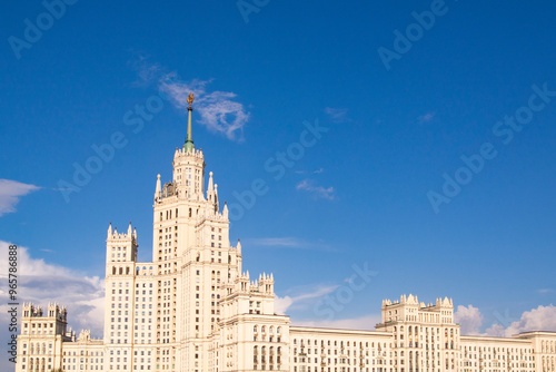 Residential building on Kotelnicheskaya embankment. One of the seven realized Stalin skyscrapers in Moscow.