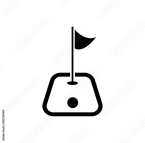 mini golf icon