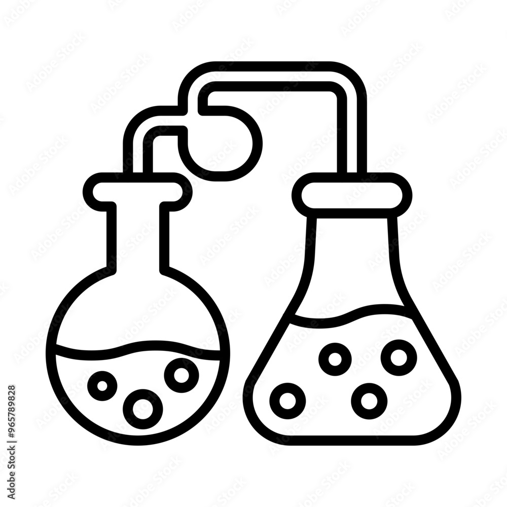 Laboratory line icon Laboratory line icon