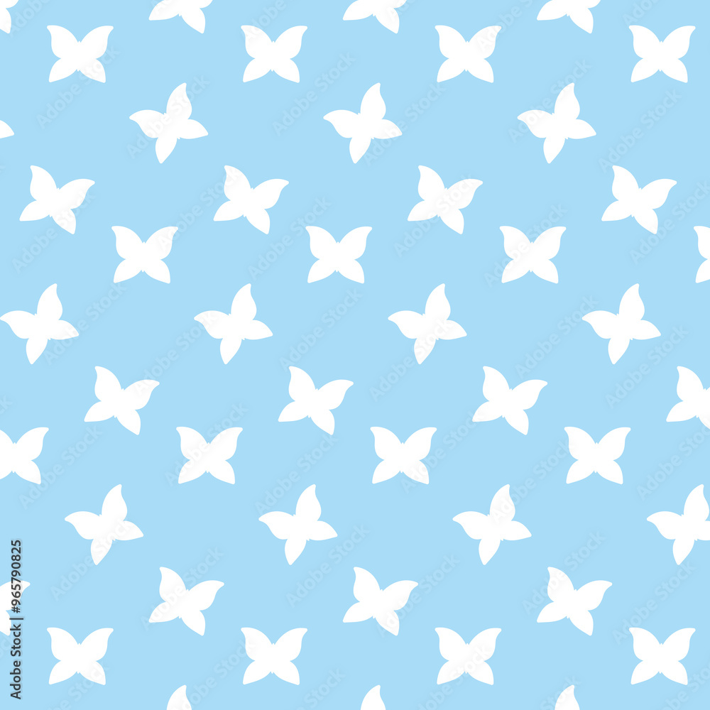 Seamless pattern with butterflies for packaging and backgrounds. Seamless pattern with butterflies for packaging and backgrounds.