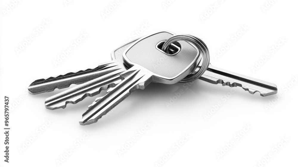 A close-up image of a set of silver keys on a keyring, displayed on a white background, symbolizing security, access, and ownership.
A close-up image of a set of silver keys on a keyring, displayed on a white background, symbolizing security, access, and ownership.