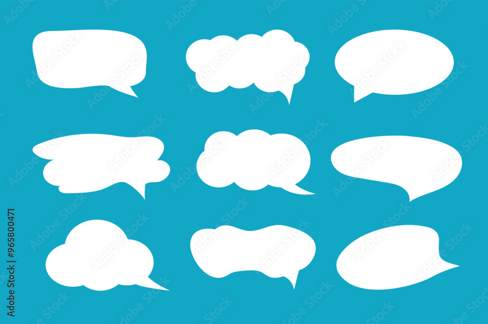Set of callout, speech bubbles, chats, elements icons, vector illustration. Set of callout, speech bubbles, chats, elements icons, vector illustration.