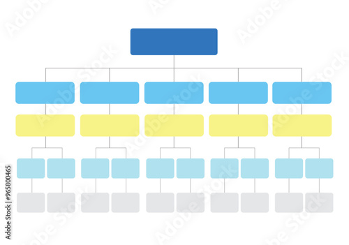 Infographic, Flowchart, Workflow, diagram, organization chart, vector illustration.