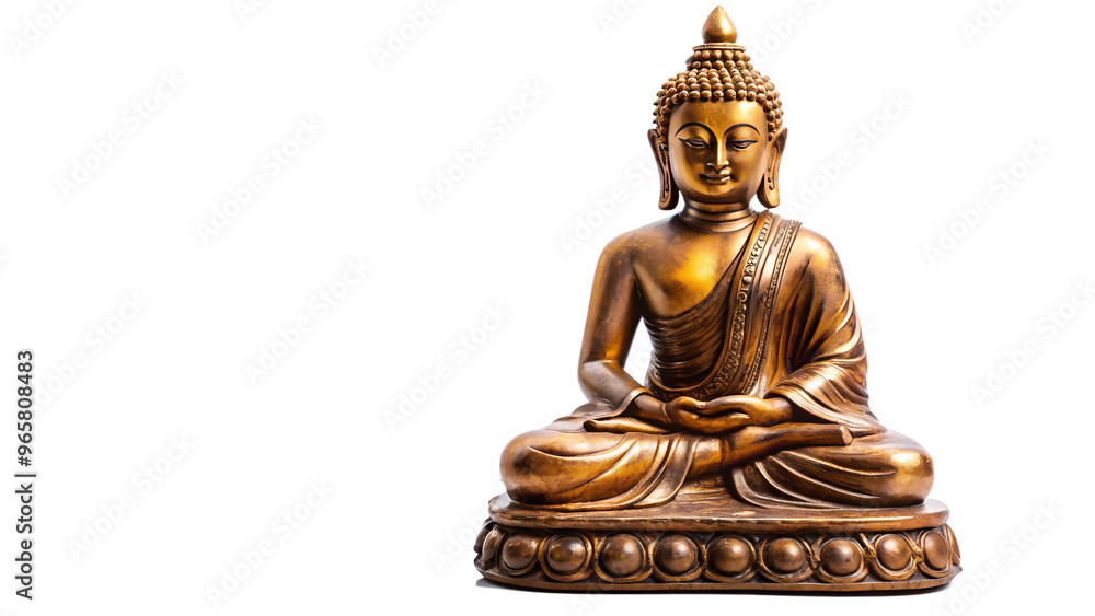 buddha statute on white background buddha statute on white background