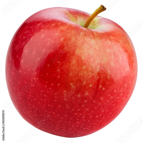 Red apple isolated png. Apple on transparent background. PNG format. Apple no background. Full depth of field.