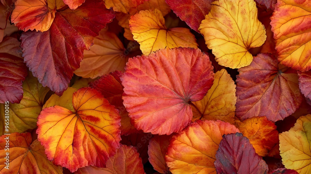 Captivating Colors of Autumn Leaves in Vibrant Red and Yellow Captivating Colors of Autumn Leaves in Vibrant Red and Yellow