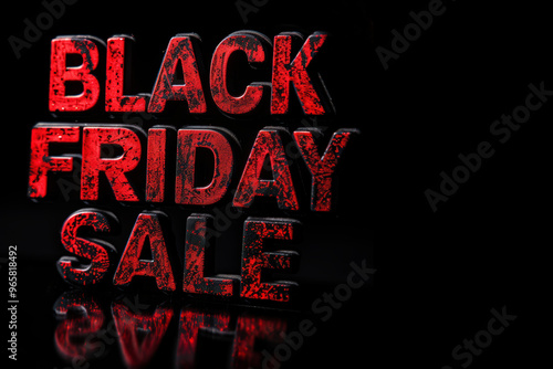 black friday sale background with copy space