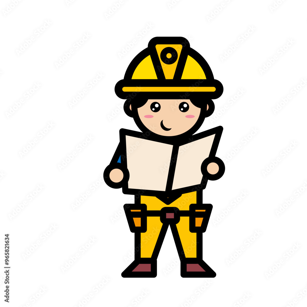 male mechanic holding reading a book male mechanic holding reading a book