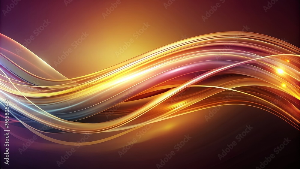 Fototapeta premium Abstract background with elegant and flowing wavy lines, abstract, background, pattern, texture, design, decoration, modern, curve