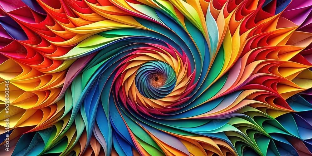 Abstract swirling paper art with bold colors resembling a kaleidoscope , vibrant, abstract, paper art, colorful Abstract swirling paper art with bold colors resembling a kaleidoscope , vibrant, abstract, paper art, colorful
