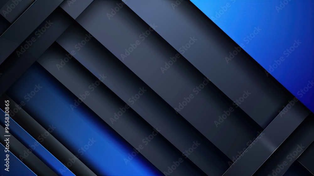 A sleek, modern abstract design featuring layered geometric shapes in shades of blue and dark tones, ideal for backgrounds. A sleek, modern abstract design featuring layered geometric shapes in shades of blue and dark tones, ideal for backgrounds.