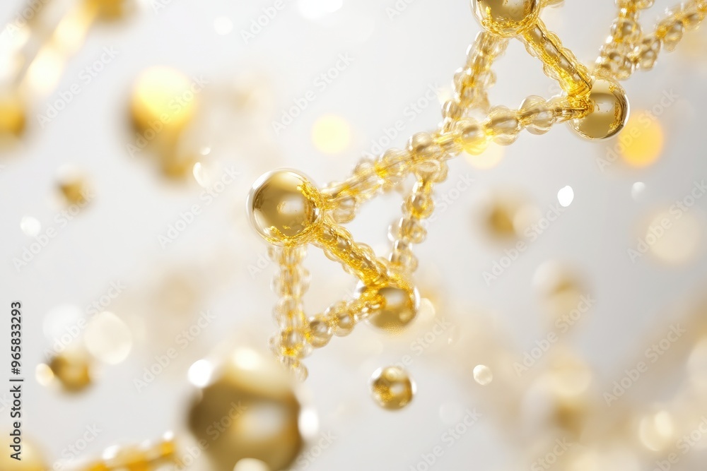 Macro Close-Up of Illuminated Skincare Serum Macro Close-Up of Illuminated Skincare Serum