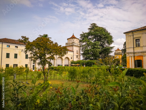 View of the Imperial Villa of Galliera Veneta, province of Padua, Italy photo