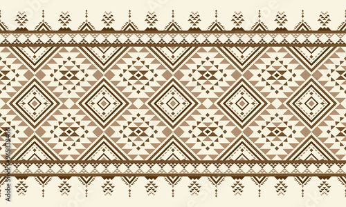 Ancient echoes Aztec geometric seamless patterns southwest Navajo Native American tribal ethnic colorful for textile printing