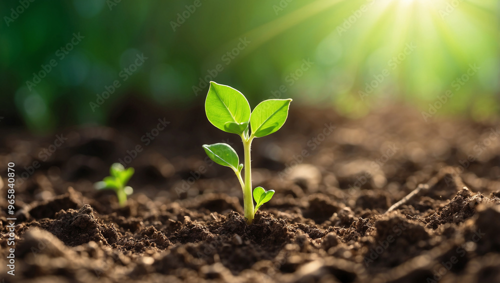 Fototapeta premium young green plant