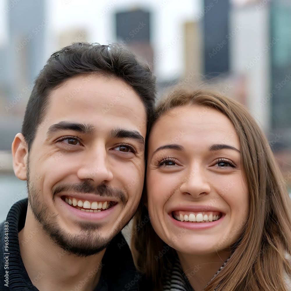 A portrait of a happy Couple A portrait of a happy Couple