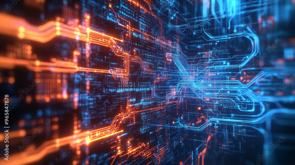 High-Speed Data Flow Through Futuristic Digital Circuit High-Speed Data Flow Through Futuristic Digital Circuit