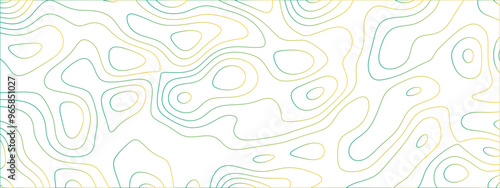 Abstract 3D Layered Topographical Pattern Design with Fluid Contours and Elegant Lines, Perfect for Seamless Backgrounds, Modern Wallpaper, and Artistic Textures