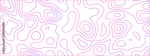 Abstract 3D Layered Topographical Pattern Design with Fluid Contours and Elegant Lines, Perfect for Seamless Backgrounds, Modern Wallpaper, and Artistic Textures