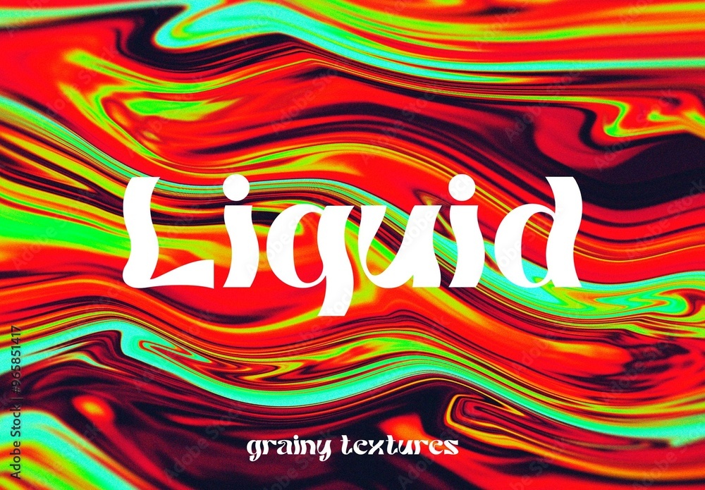 Abstract Liquid Textures Mockup Stock Template | Adobe Stock