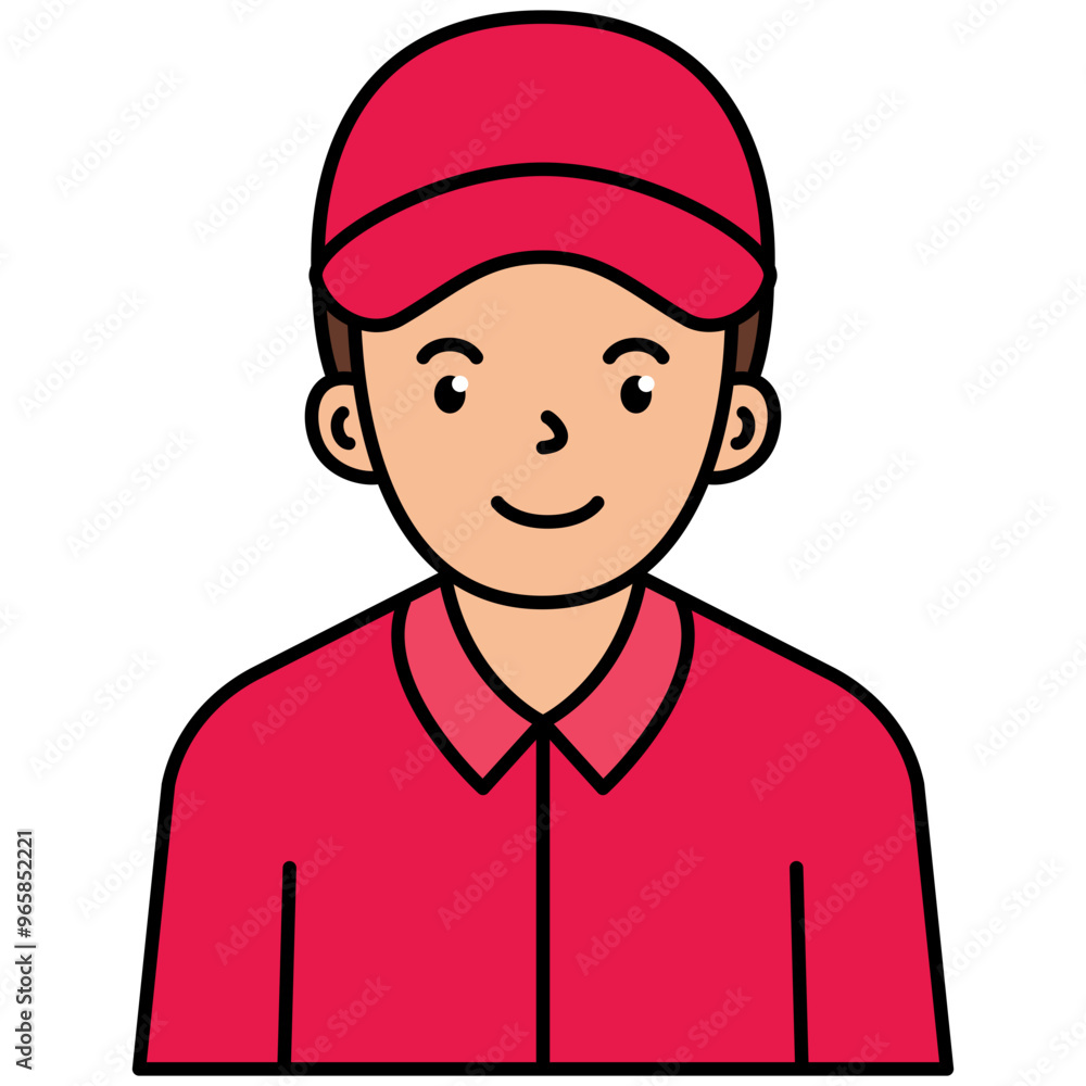 man wearing a red cap man wearing a red cap