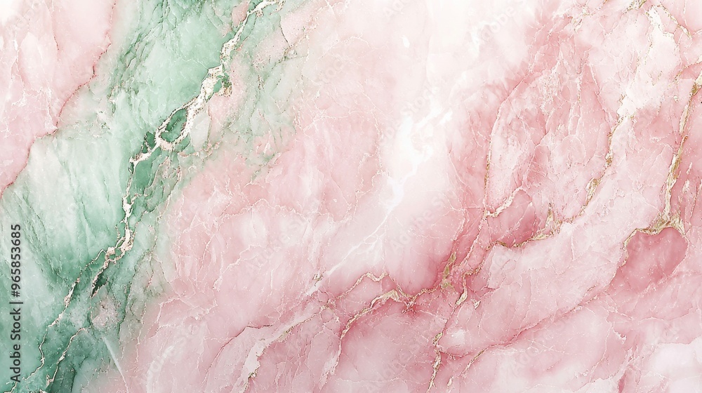 Soft Pink Marble with Emerald Horizontal Background. Soft Pink Marble with Emerald Horizontal Background.