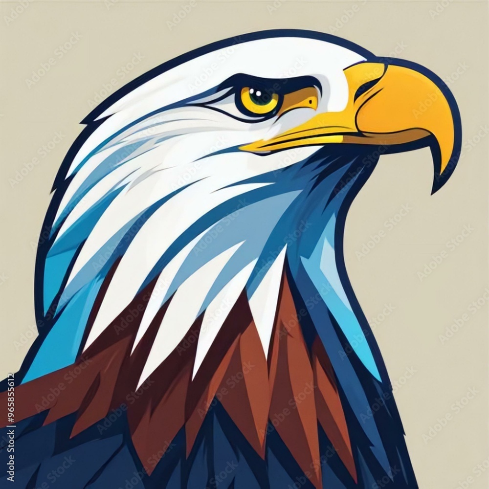 American eagle set. Bald eagle logo. Wild birds drawing. Head of an eagle American eagle set. Bald eagle logo. Wild birds drawing. Head of an eagle