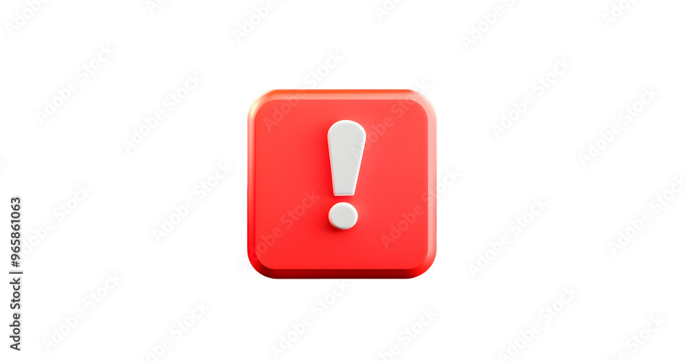 Red notification reminder icon chat message of attention alert alarm notice sign or flat design social button important caution symbol and warning urgent exclamation isolated on 3d danger background. Red notification reminder icon chat message of attention alert alarm notice sign or flat design social button important caution symbol and warning urgent exclamation isolated on 3d danger background.