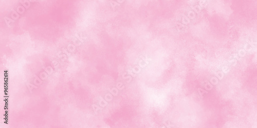 Pink rose tone abstract texture with cloudy stains, Stain artistic hand painted texture of pink, pastel hand painted watercolor of pink texture, White smoky watercolor painting on old paper texture. 