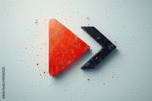 Elegant video icon set against plain white background, meticulously crafted to portray multimedia playback features with stylish contemporary design. Digital media concept