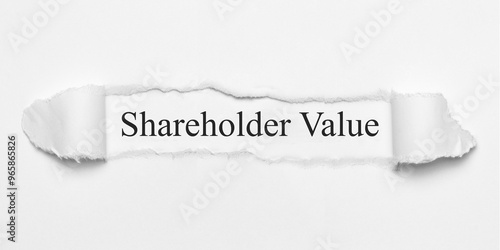 Foto Shareholder Value